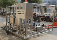 Easy Install Dairy Pasteurization Equipment UHT Plate Sterilizer With PLC Screen