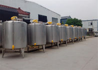 Sanitary Mixing Tanks / Stainless Steel Mixing Tank With Agitator Corrosion Resistant
