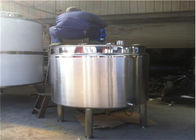 Polished Stainless Steel Mixing Tanks Storage Reaction 10000L Heated Mixing Tank