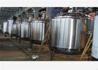 SUS316L / SUS304 Milk Mixing Tank Production Line Steam Heating Insulation OEM Available