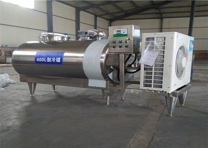 Fresh Milk Cooling Tank 2000L Horizontal Type SUS304 1000L - 10000 L Capacity
