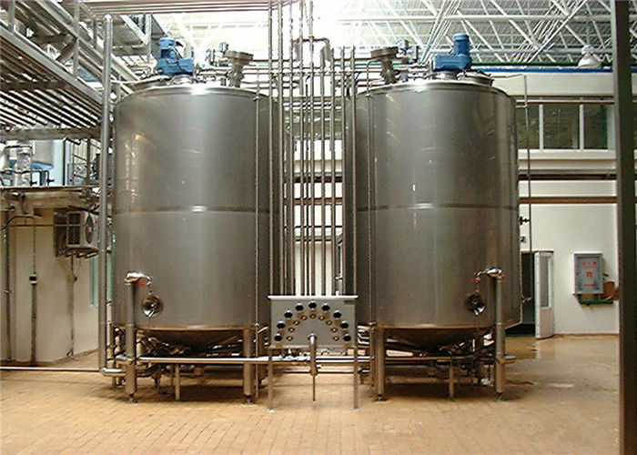 Large Stainless Steel Tank , Jacketed Mixing Tank 500L - 50000L Capacity