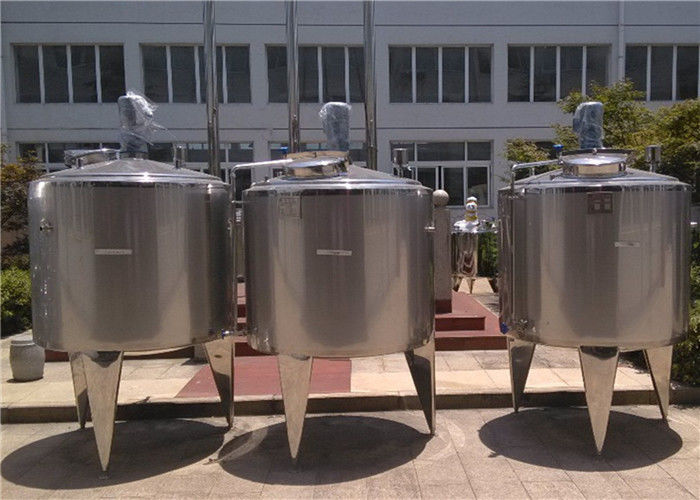3000L 4000L Stainless Steel Mixing Tanks / Insulated Water Storage Tank ISO Approved