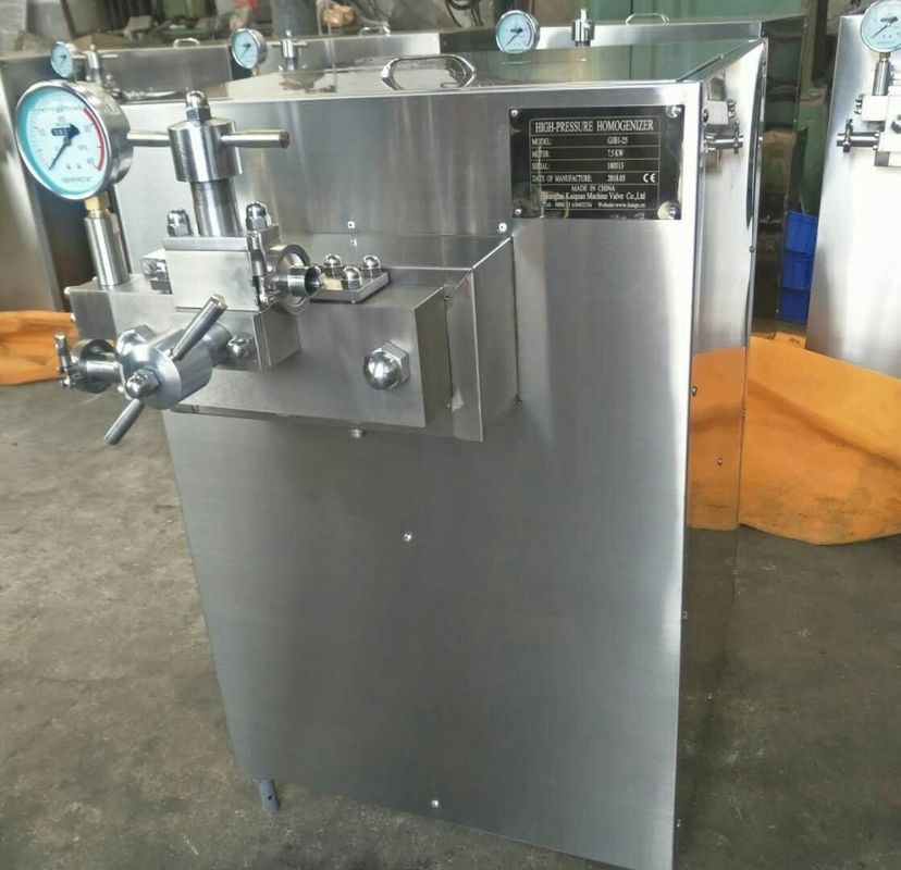 Two Stage High Pressure Homogenizer Machine For Ice Cream Production Line