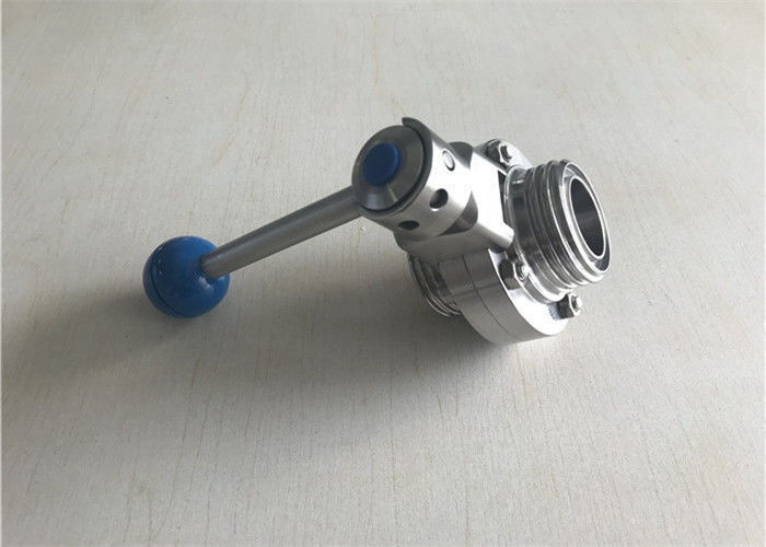 Industrial Butterfly Valves , Threaded Butterfly Valve For Pipe Connection