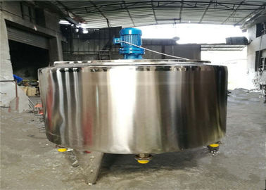 Food Grade Stainless Steel Tanks / Stainless Steel Blending Tanks For Ice Cream