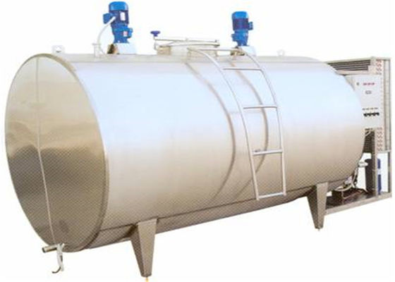 1000L 3000L Stainless Steel Milk Tank With Air Compressor Manual / Automatic Available