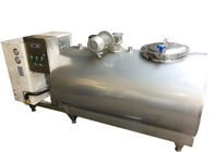 2000 - 6000L Milk Cooling Tank Stainless Steel Material With Air Compressor