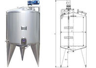 Jacketed Stainless Steel Mixing Tanks Single Wall Double Wall For Painting Industrial