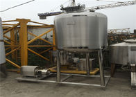 Single Double Wall Stainless Steel Mixing Tanks / Beer Fermentation Tanks