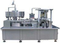 Stainless Steel Beverage Filling Machine 150 ML - 5000 ML Capacity With PVC Plastic Bottle