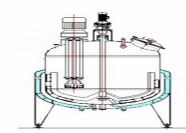 Professional Stainless Steel Mixing Tanks For Shampoo Detergent Perfume