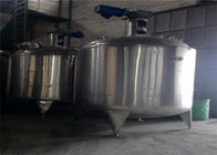 Jacketed Stainless Steel Mixing Tanks , SS Fermentation Tanks For Beverage Products