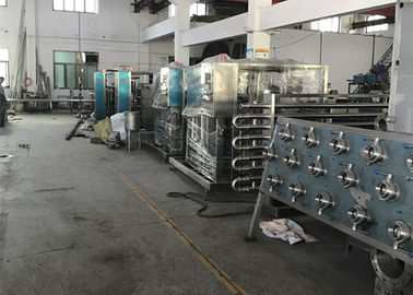 Juice Liquid UHT Milk Machine , Semi Automatic Plate Type Sterilizer Equipment