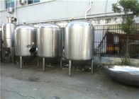 Jacketed Type Milk Mixing Tank / Emulsifying Tank With High Shear Mixer