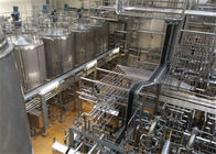 Stainless Steel Fruit Juice Production Line , UHT Yogurt Production Machine