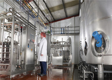 Large Capacity Milk Pasteurization Equipment , UHT Yogurt Processing Line