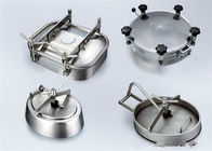 Pressure Vessel Manhole / Polished Stainless Steel Manways For Tanks