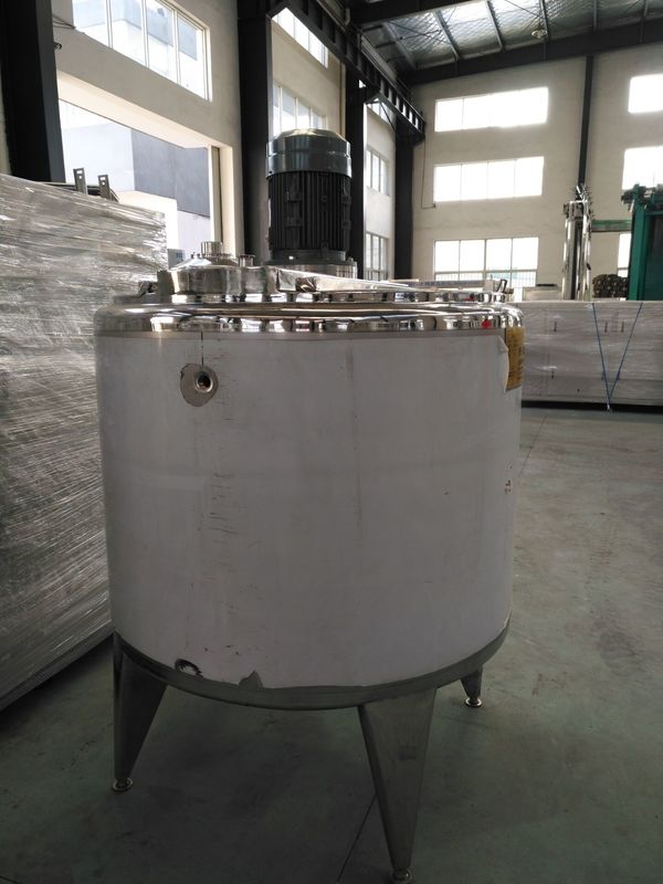 Ice Cream Mixing Tank , Stainless Steel Heated Mixing Tank Cooling Maturation Aging
