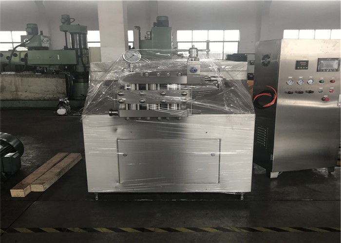 5000L Two Stage Homogenizer , Four Plunger High Pressure Homogeniser For Milk