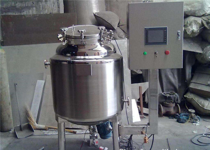 1000L Milk Mixing Tank Double Wall Single Wall Stainless Steel Material For Dairy Farm