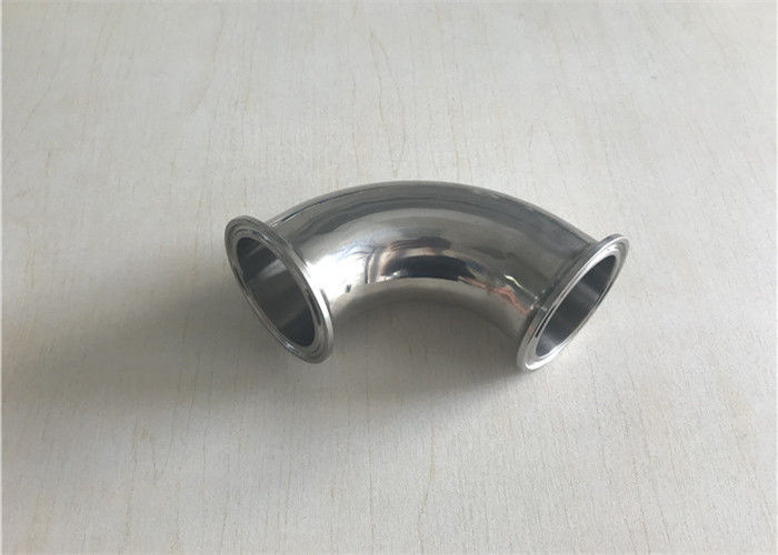 Professional Stainless Steel Pipe Fittings SS304 90 Degree Tri Clamp Elbow
