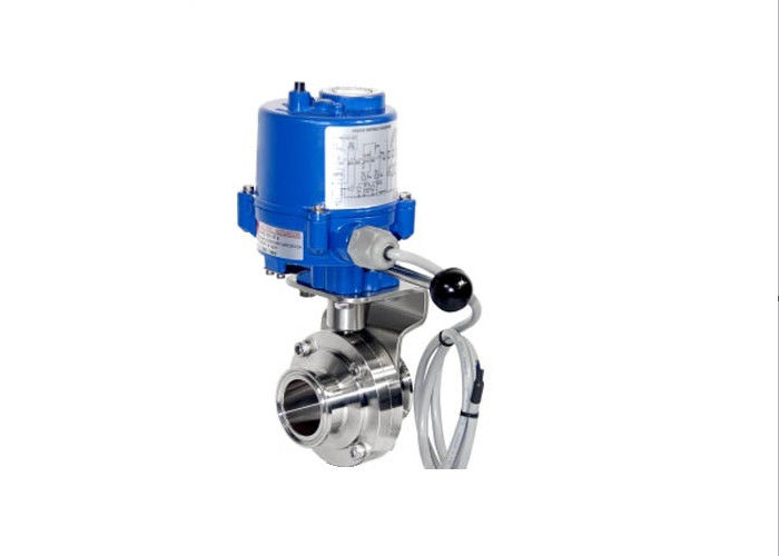 High Performance Butterfly Valves , Electric Actuated Butterfly Valve Automatic Control